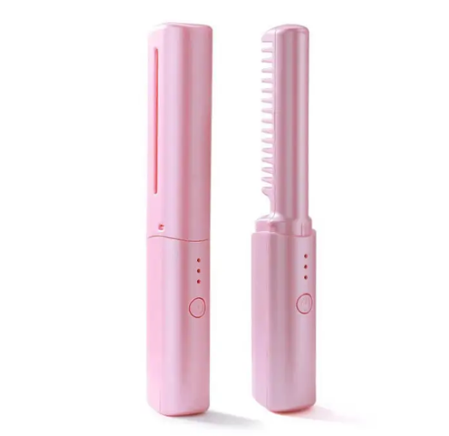 【日本爆款】便攜式無線直髮梳千萬女人的首選！一秒輕鬆搞定髮型 