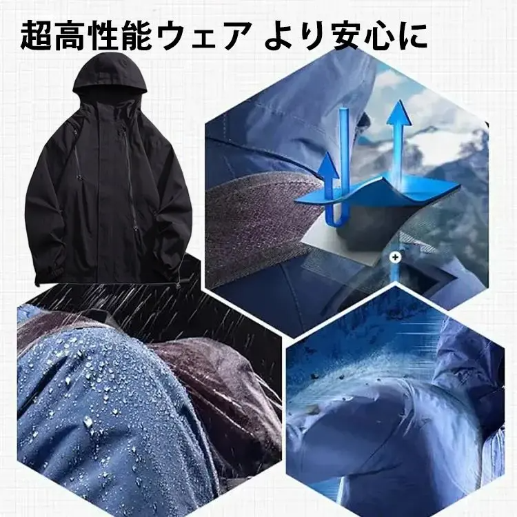 【日本直郵】多機能外套#新秋爆款#專櫃限時折扣//三層奈米材質#透氣性強 防風/防水/防汙漬/不懼風吹雨淋/ 男女兼用 時尚百搭