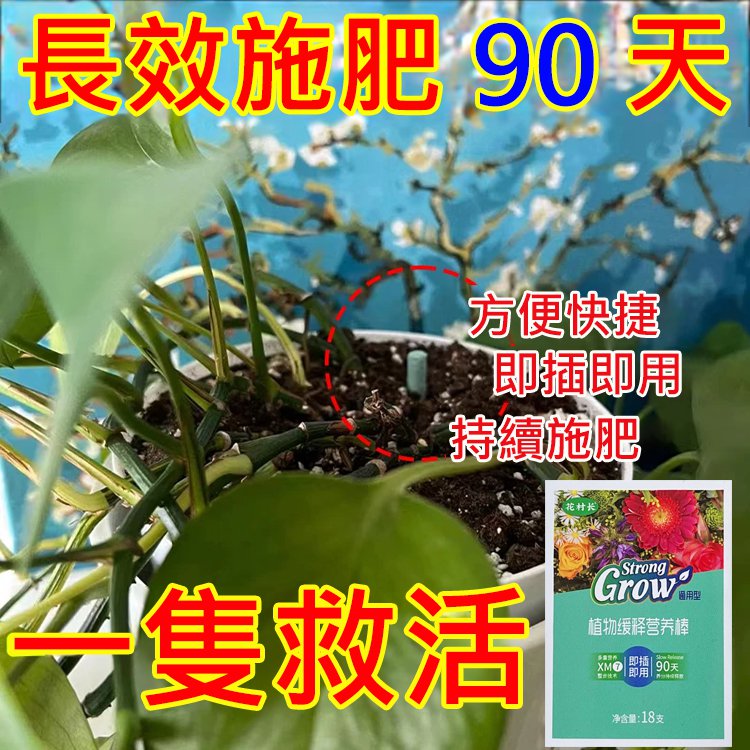 【懶人養花神器】植物緩釋營養棒,讓養植物更簡單。 【懶人養花神器】植物緩釋營養棒,讓養植物更簡單。
