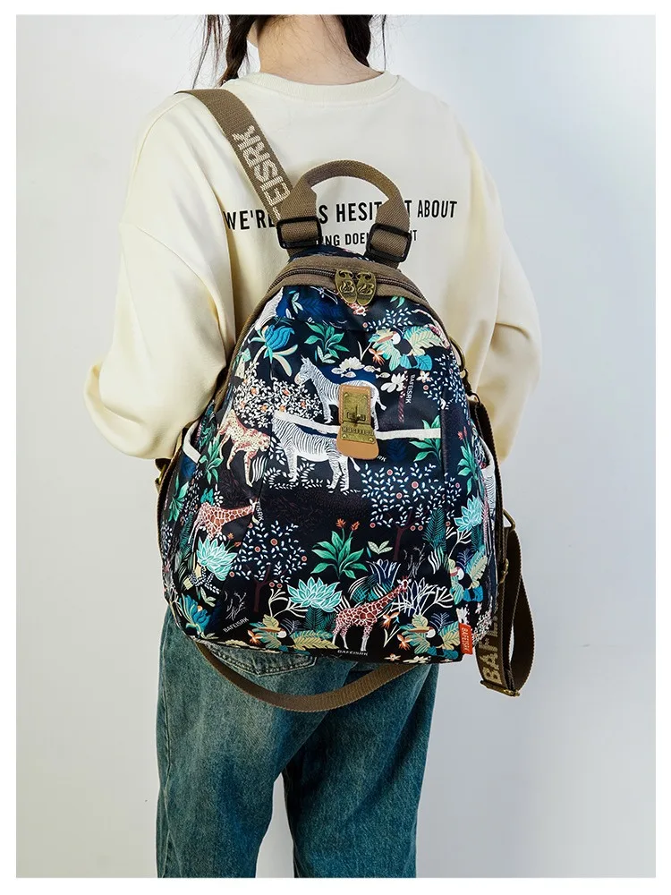 2024年新女士時尚民族風潮流印花牛津背包,24小時客服在線,售後無憂 2024年新女士時尚民族風潮流印花牛津背包,24小時客服在線,售後無憂