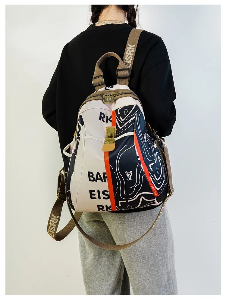 2024年新女士時尚民族風潮流印花牛津背包,24小時客服在線,售後無憂 2024年新女士時尚民族風潮流印花牛津背包,24小時客服在線,售後無憂