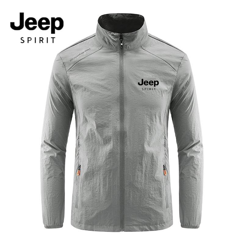 【JEEP官方授權】2024速乾防曬衣 超薄透氣 冰絲皮膚衣 戶外、釣魚、通勤、運動 M-5XL